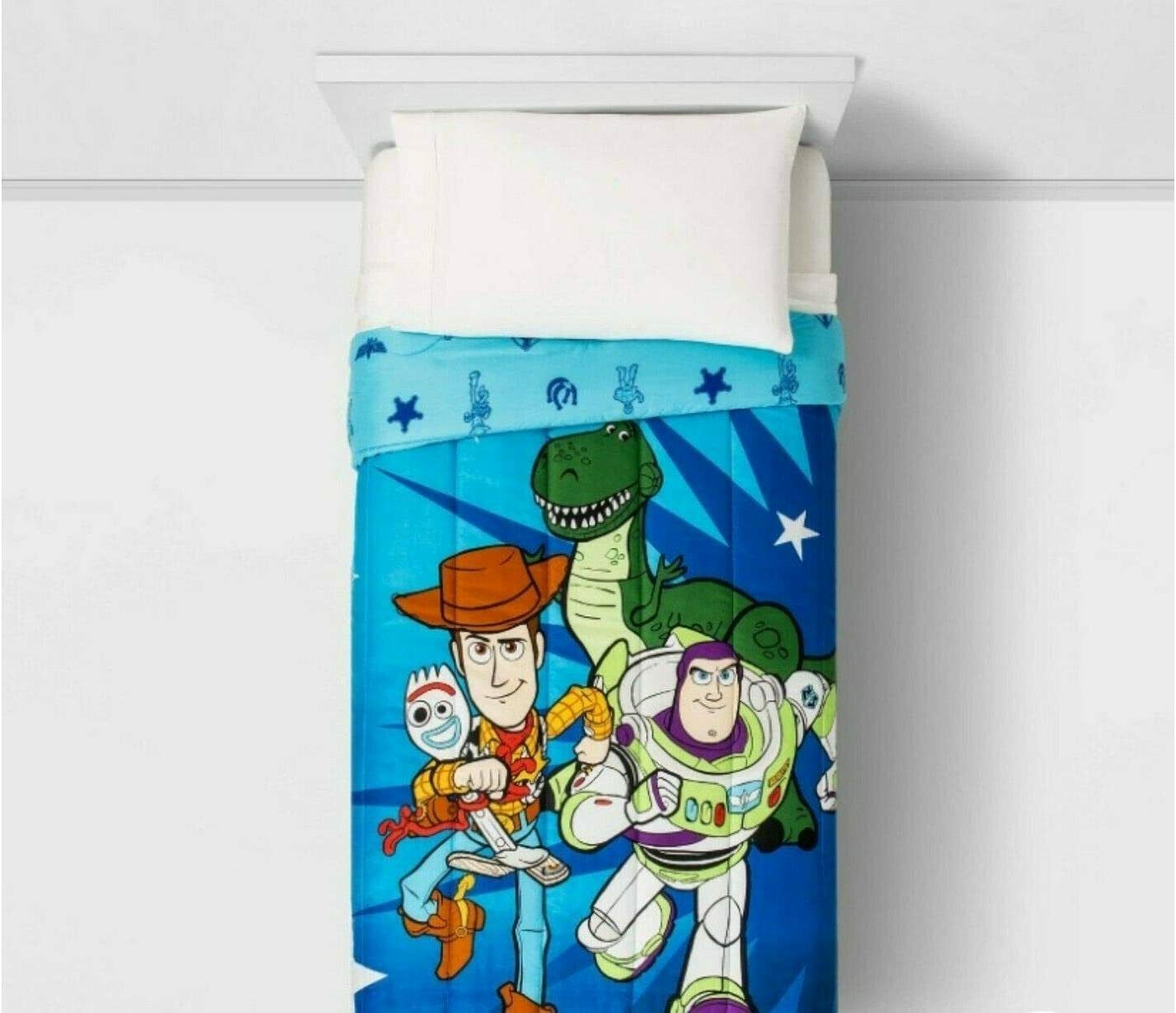 Toy Story 4 Glow In The Dark Bedding Comforter - Twin Size