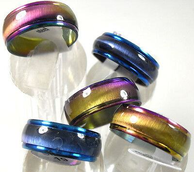 25pcs Cat Eye Stainless Steel Ring Men Women Rings Wholesale Fashion Jewelry