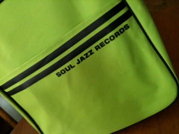 Soul Jazz Record Bag For 12 Inch / Lp - Dj Portable Vinyl Record Bag New Green