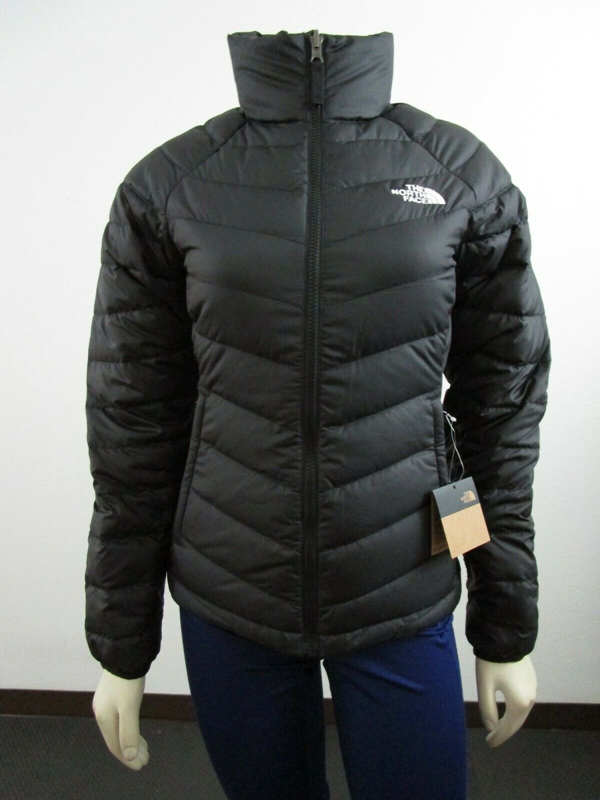 Womens The North Face Tnf Flare Full Zip 550-down Winter Packable Jacket - Black