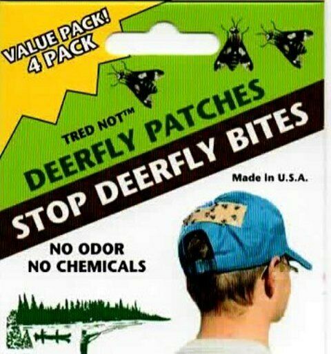 12 Pk Deerfly Patches, Trednot Deer Fly Patch Odorless Repellent   Usa