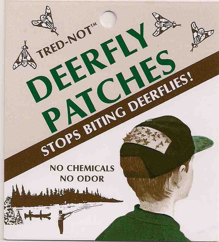 12 Pack  Deerfly Patches. Deer Fly Protection. Odorless Patch / Strip / Tape Usa