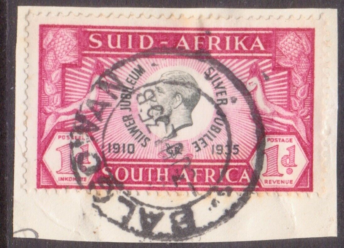 South Africa  Postmark / Cancel  "balgowan"  1935  Silver Jubilee