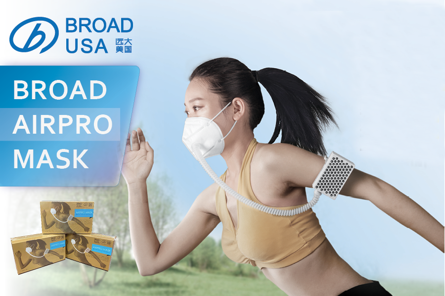 *promotion* Broad Airpro Electrical purifying Respirator With Two Reusable Mask